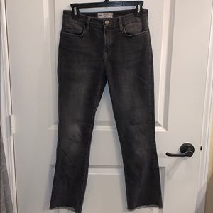 Free people dark gray/light black jeans